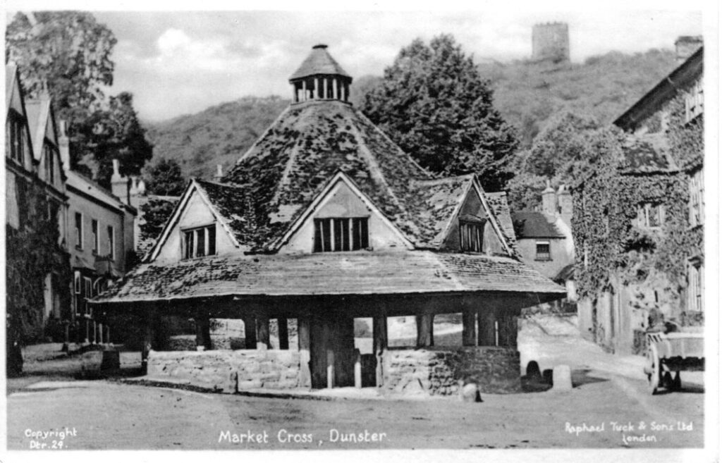 Dunster Yarn Market Postcard